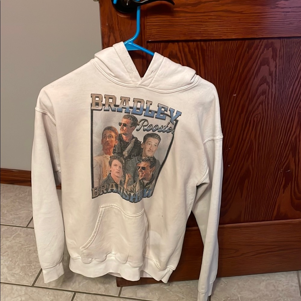 Unisex Bradley “Rooster” Bradshaw Top Gun Maverick White Hoodie